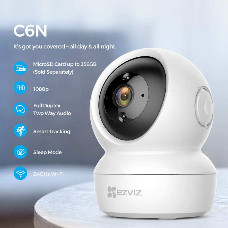 Camera IP Wifi 360° EZVIZ C6N (1080P) - Bảo hành 24 tháng